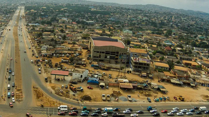 Ghana Accra vue du ciel