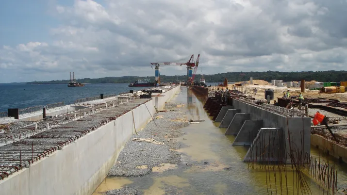 Accompagner le développement portuaire de Kribi, Cameroun