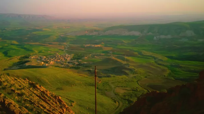 Overlooking the Nineveh Plains in Iraq