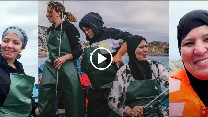 Maroc, femmes, pêche