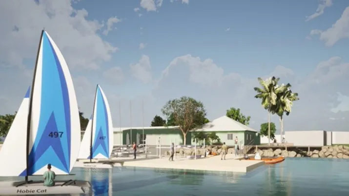 Réhabilitation du centre nautique à Sainte-Anne en Martinique