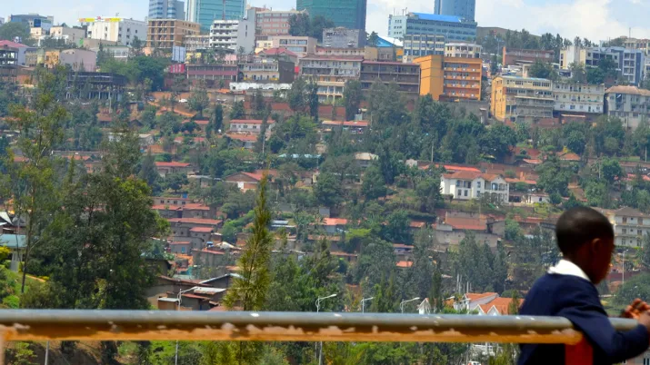 Vue sur Kigali, Rwanda
