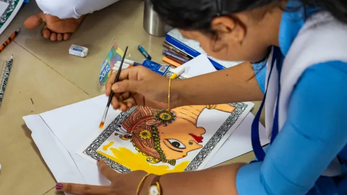 Projet financé par le fonds Metis en Inde, arts et développement