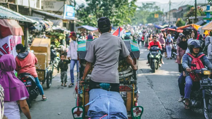 Street in Indonesia.