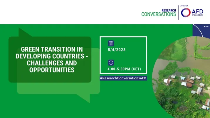 Transition écologique dans les pays en développement - défis et opportunités - 5 avril 2023