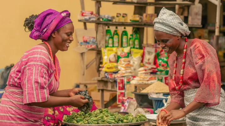 Femmes marché