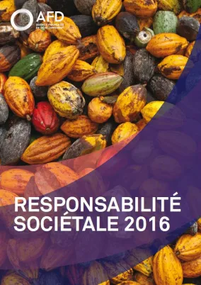 Rapport responsabilité sociétale AFD 2016