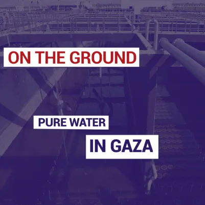 Pure water in Gaza