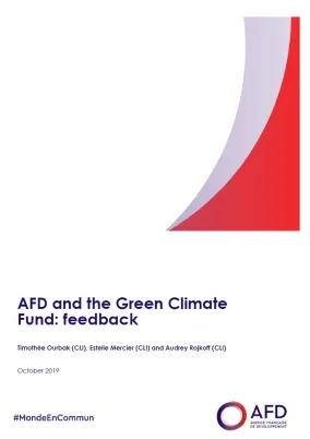 AFD and the Green Climate Fund: feedback