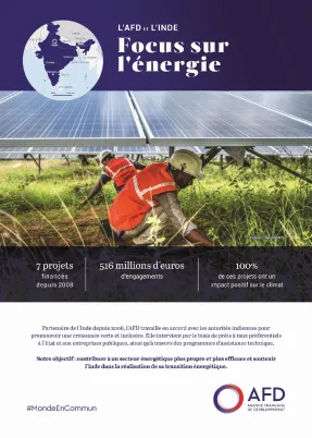 L'AFD et l'Inde : focus sur l'énergie