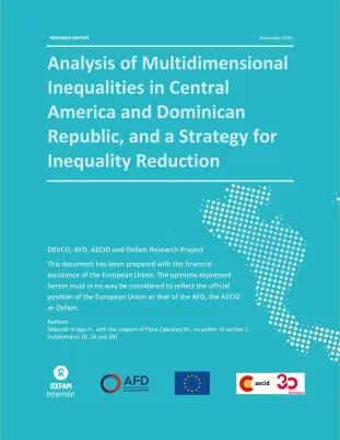 Analysis of Multidimensional Inequalities in Central America and Dominican Republic, and a Strategy for Inequality Reduction
