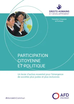 La participation citoyenne et politique, levier d’action de la gouvernance démocratique et du pluralisme en faveur de la réalisation des ODD