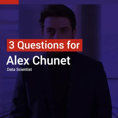 Alex Chunet: "at AFD, we use artificial intelligence to analyze imagery"