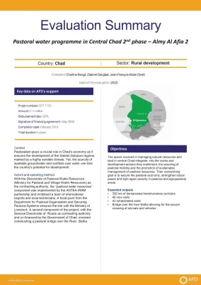 Evaluation Summary - Pastoral water programme in Central Chad second phase –AlmyAl Afia 2- CTD1125