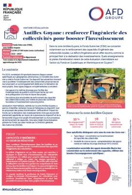 Antilles Guyane renforcer l’ingénierie des collectivités pour booster l’investissement