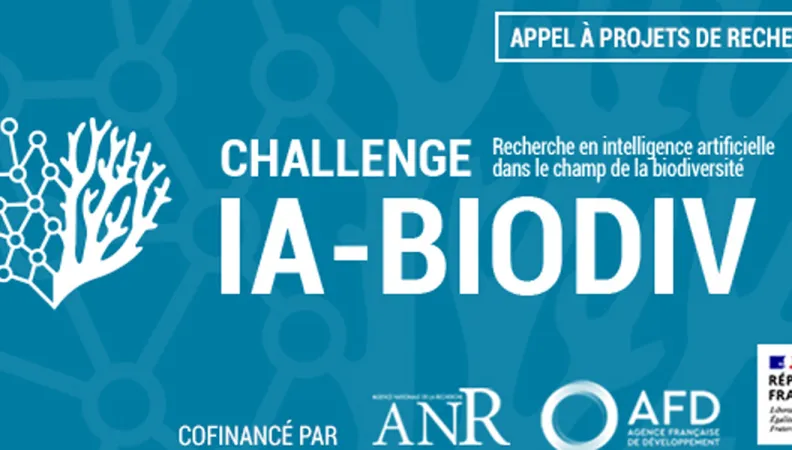 Lancement de l’appel à projets Challenge IA-Biodiv :  « Recherche en intelligence artificielle  dans le champ de la biodiversité »