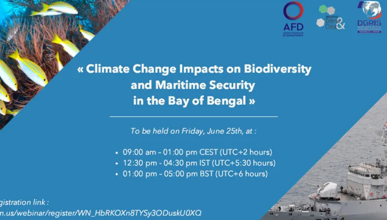 Les impacts du changement climatique sur la biodiversité et la sécurité maritime dans le golfe du Bengale 