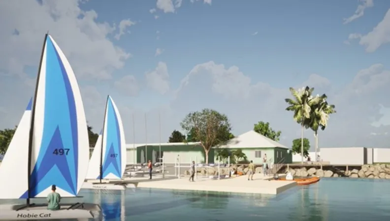 Réhabilitation du centre nautique à Sainte-Anne en Martinique