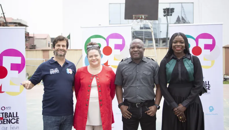 AFD and NBA representant expand basketball experience program