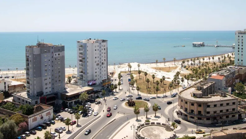 Ville de Durrës en Albanie