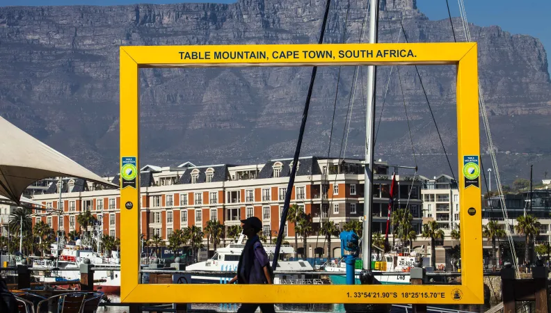 Cape Town, vue du quartier de Waterfront.
