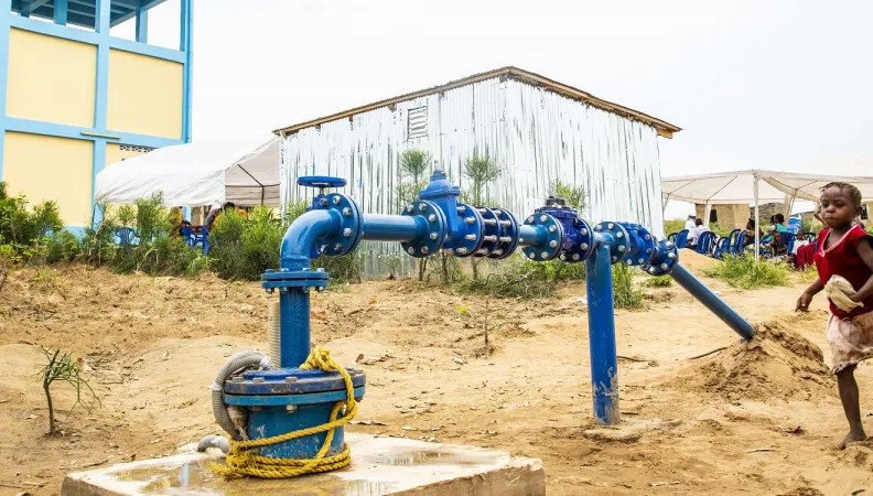 infrastructure eau potable acces RDC AFD Congo