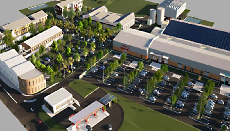L'AFD accompagne CBoTerritoria dans la Construction d’un ensemble de commerces, bureaux, entrepôt et lotissements à Combani, Mayotte