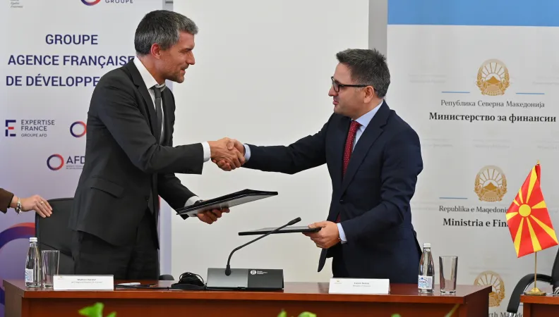 A new landmark Partnership for Sustainable Development in North Macedonia: French Development Agency (AFD) provides €50 million for green and social investments 