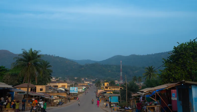 rue au Togo