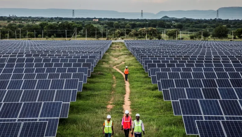 solar plant, New Era, India, solar pannels, renewables, Chandra