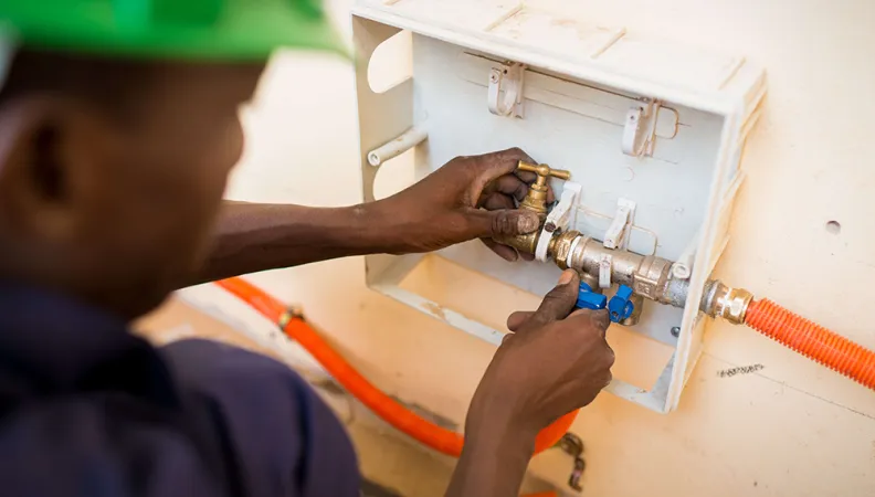 Site du Centre Sectoriel de Formation Professionnelle aux métiers du Bâtiment et des Travaux Publics Sénégal