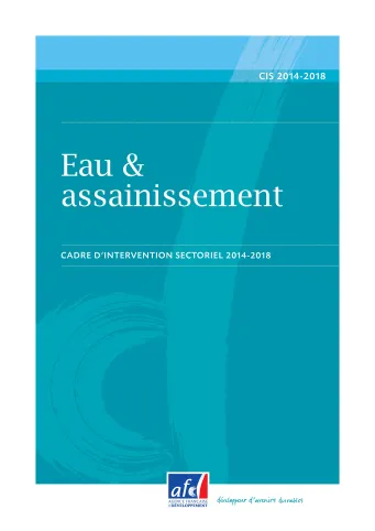 Cadre d'intervention : eau et assainissement
