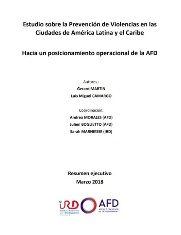 Estudio sobre la Prevención de Violencias en las Ciudades de América Latina y el Caribe
