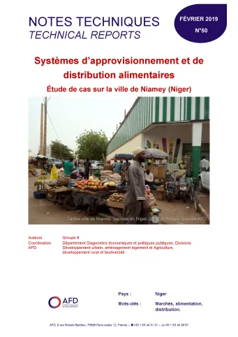 Etude sur les systèmes d’approvisionnement et de distribution alimentaires  au Niger