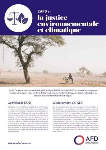 L'AFD et la justice environnementale et climatique