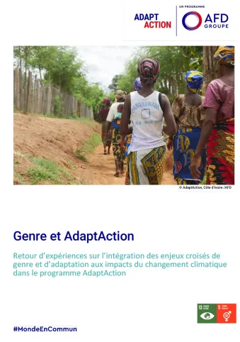Genre et AdaptAction - Retour d’expériences sur l’intégration des enjeux de genre et d’adaptation au changement climatique
