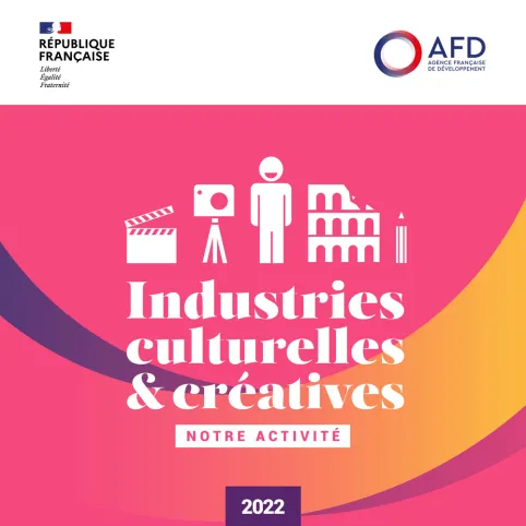 Infographie – Notre activité en faveur des industries culturelles et créatives en 2022