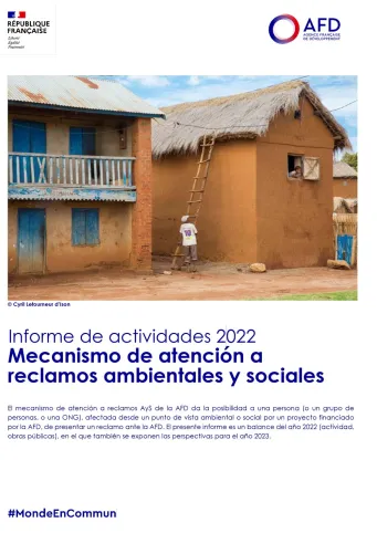 Mecanismo de atención a reclamos ambientales y sociales - Informe de actividades 2022