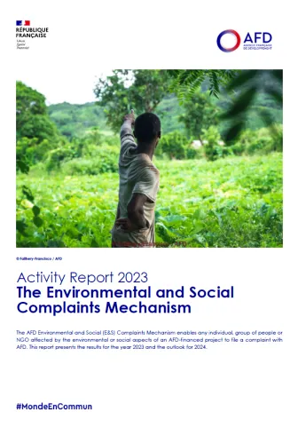 Activity Report 2023 The Environmental and Social complaints mechanism cover