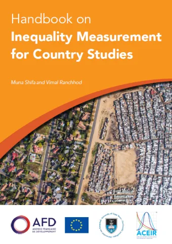 Cover of the Handbook on Inequality Measurement for Country Studies.
