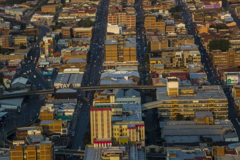 Ville de Johannesbourg, Afrique du Sud