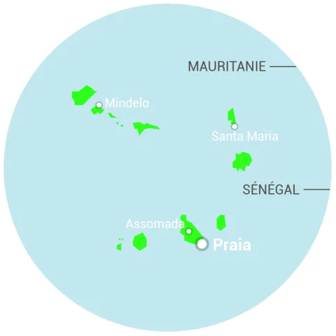Carte Cabo Verde