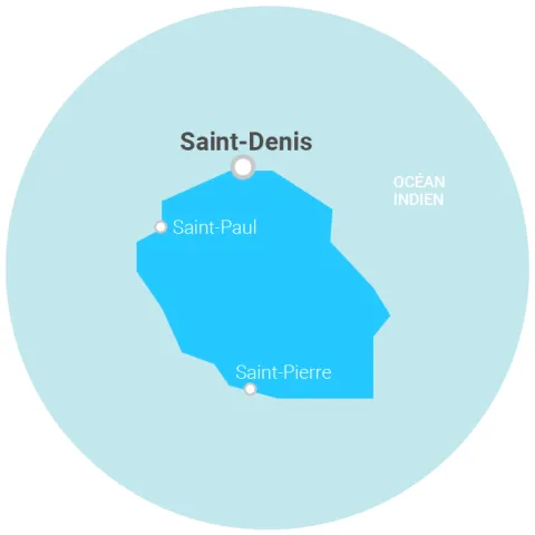 Carte La Réunion